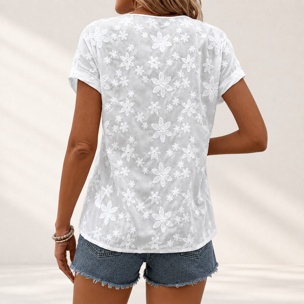 Lavinia | Blusa in Pizzo Floreale
