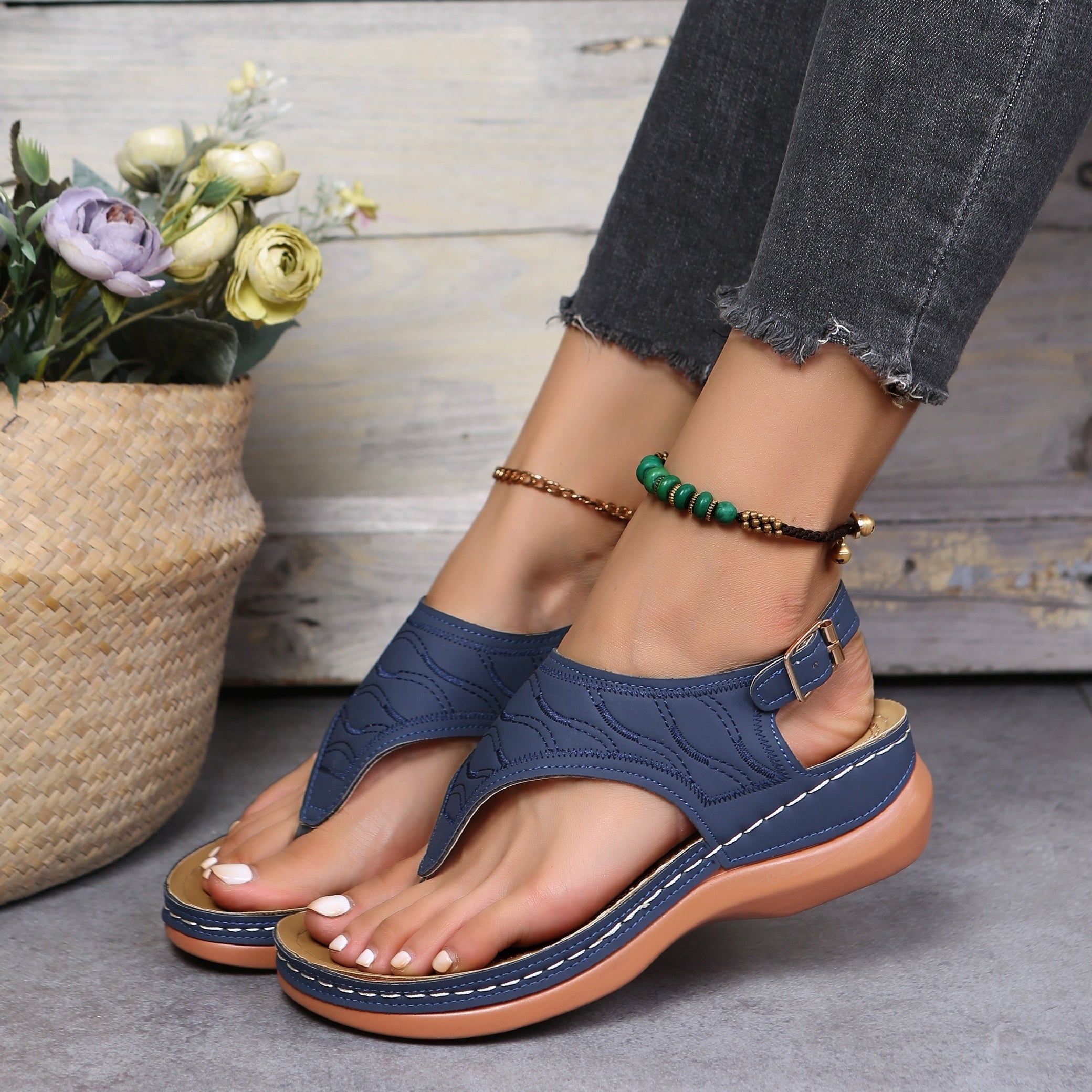 MilenaModa | Sandali Comfort Ergonomico Adèle