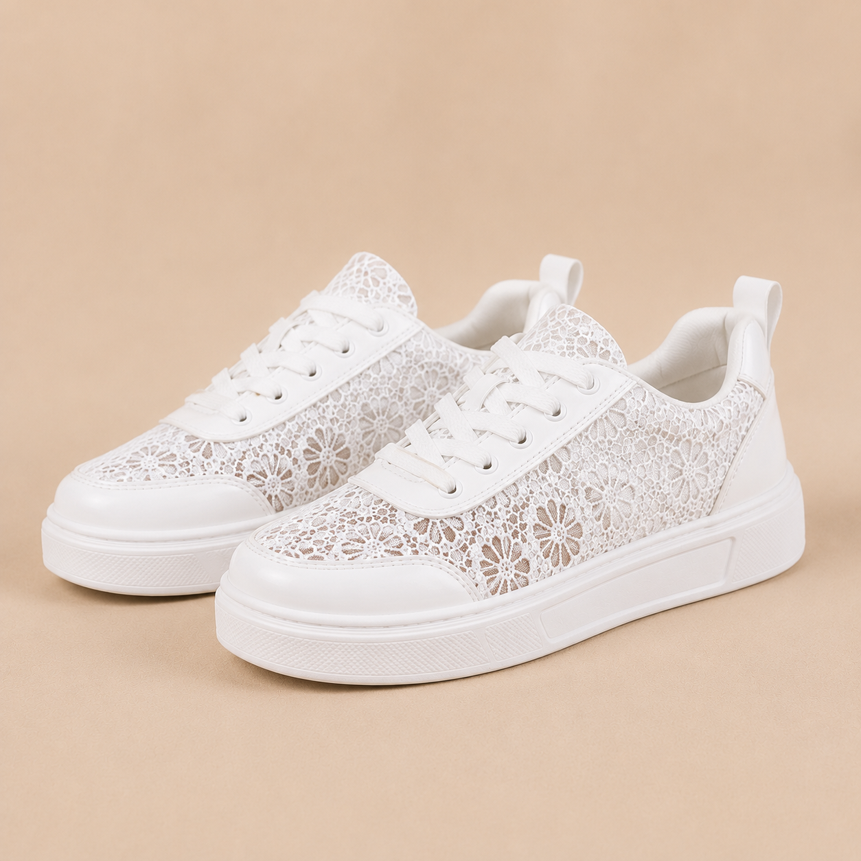 Elettra | Sneakers Eleganti in Pizzo
