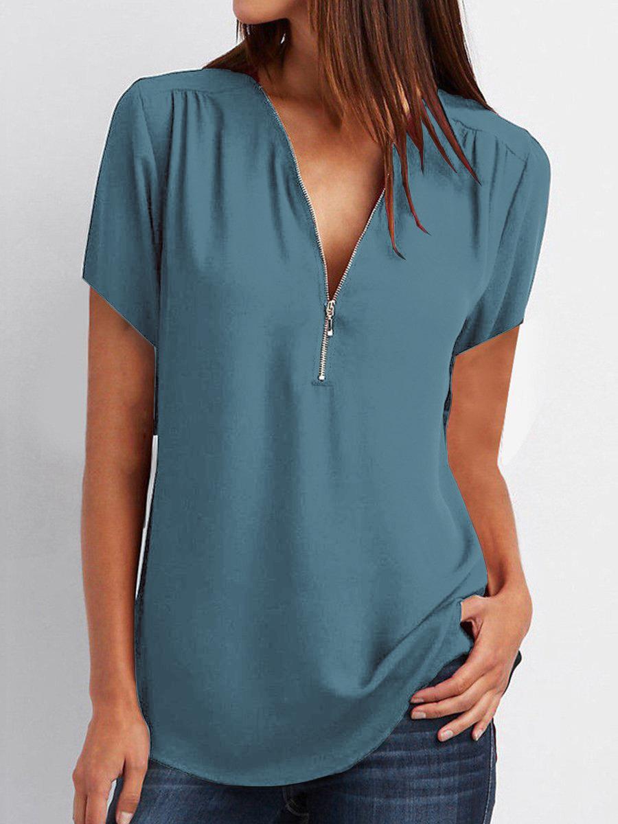 Gwen | Blusa Chic con Zip