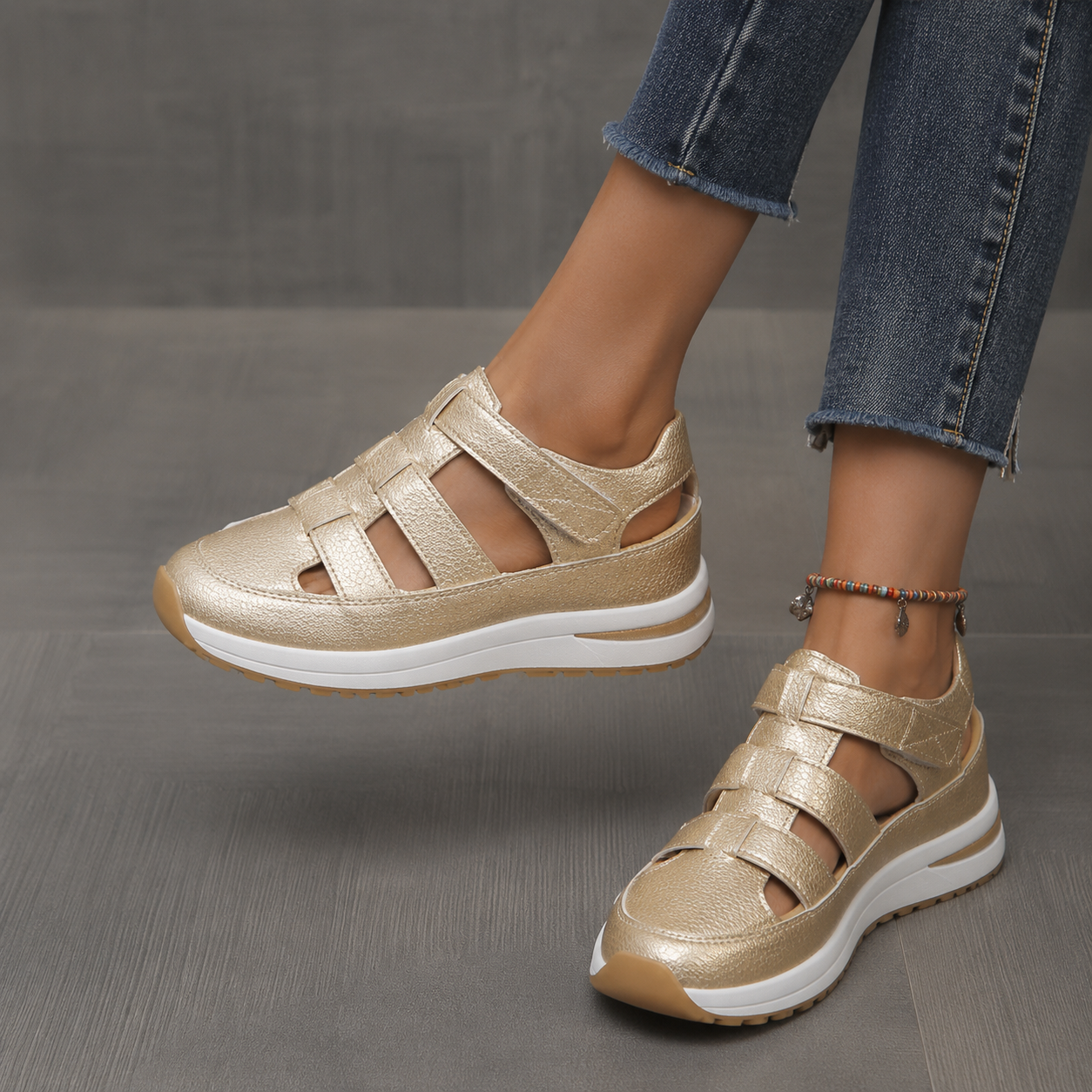Angelia | Sneakers ortopediche aperte