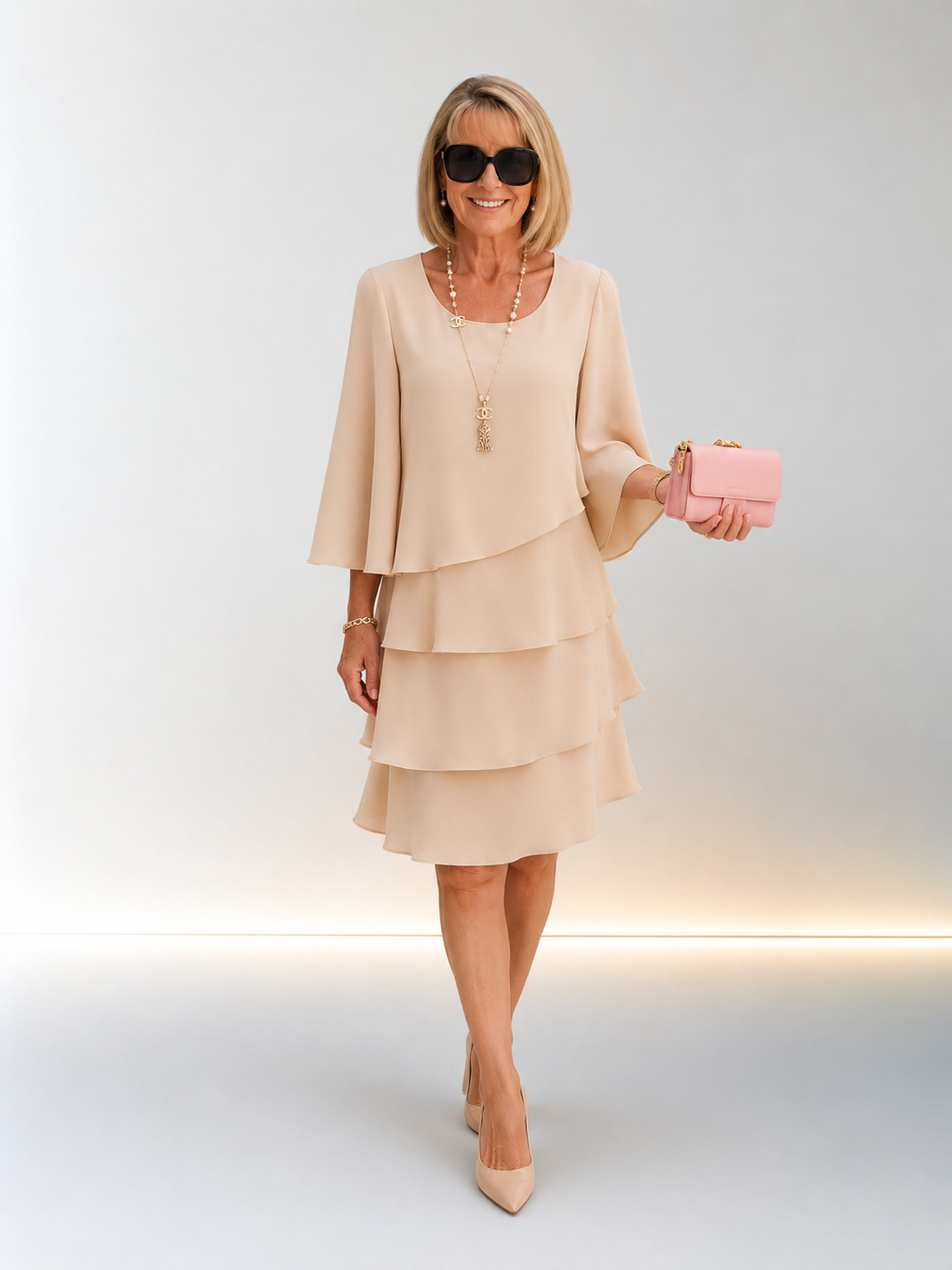 Patricia | Abito Elegante con Volant