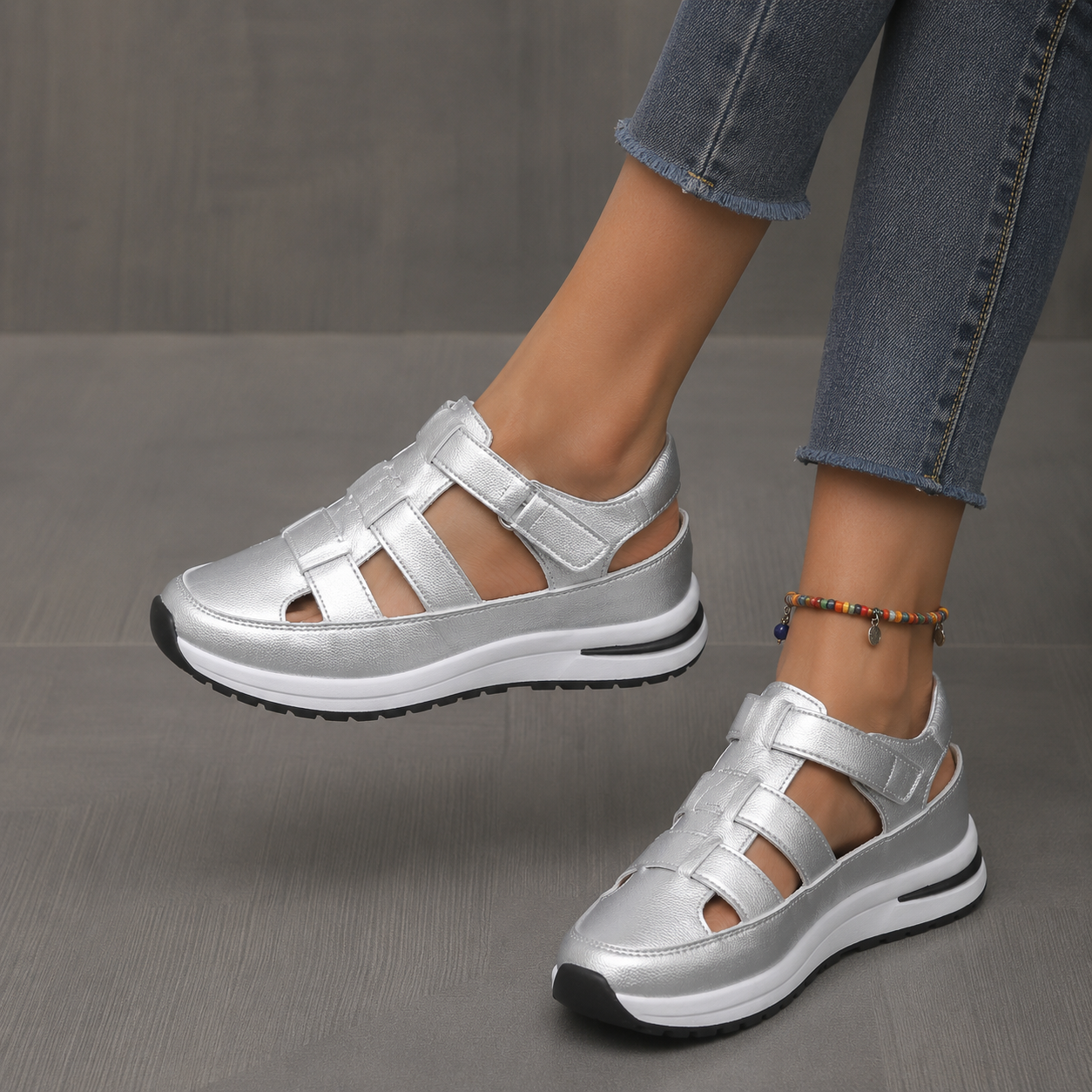 Angelia | Sneakers ortopediche aperte