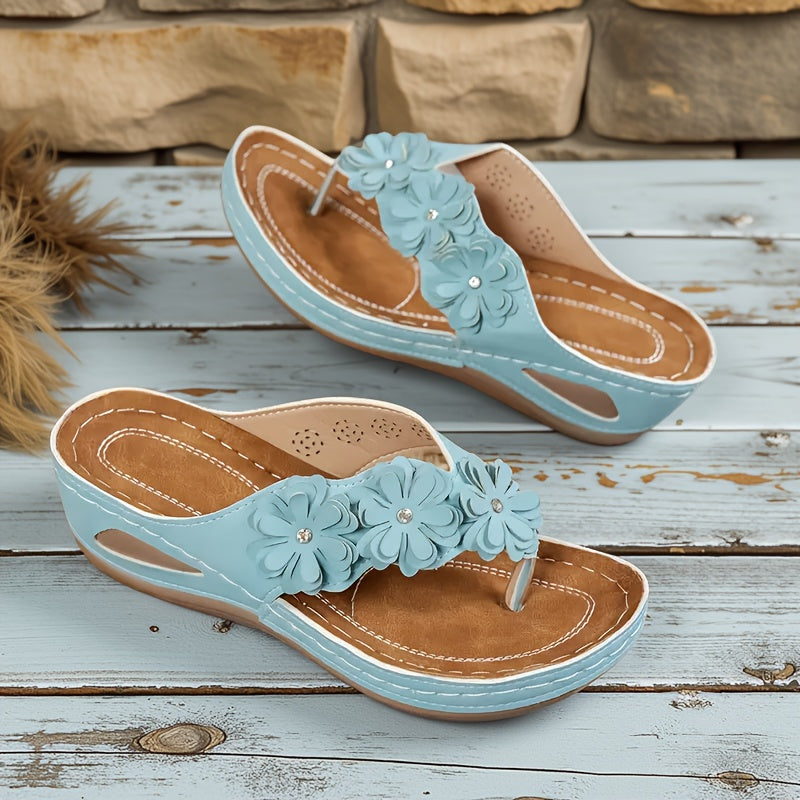 MilenaModa | Sandali Comfort Fioriti Céline