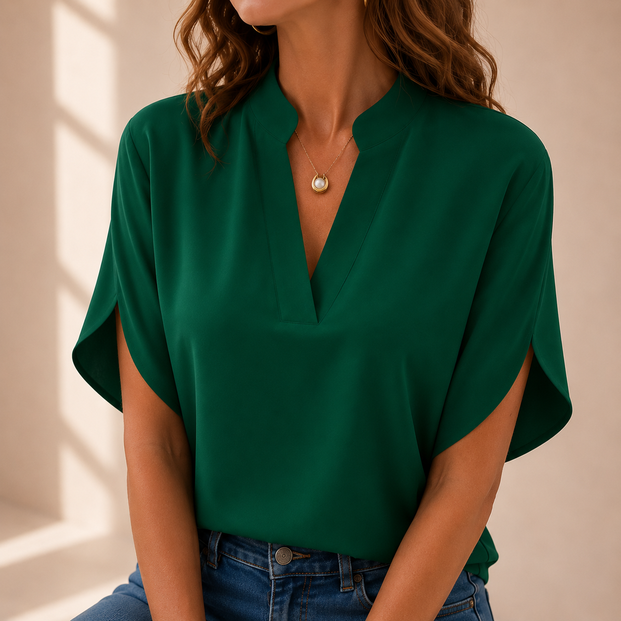 Mirella | Blusa Elegante dal Fascino Raffinato