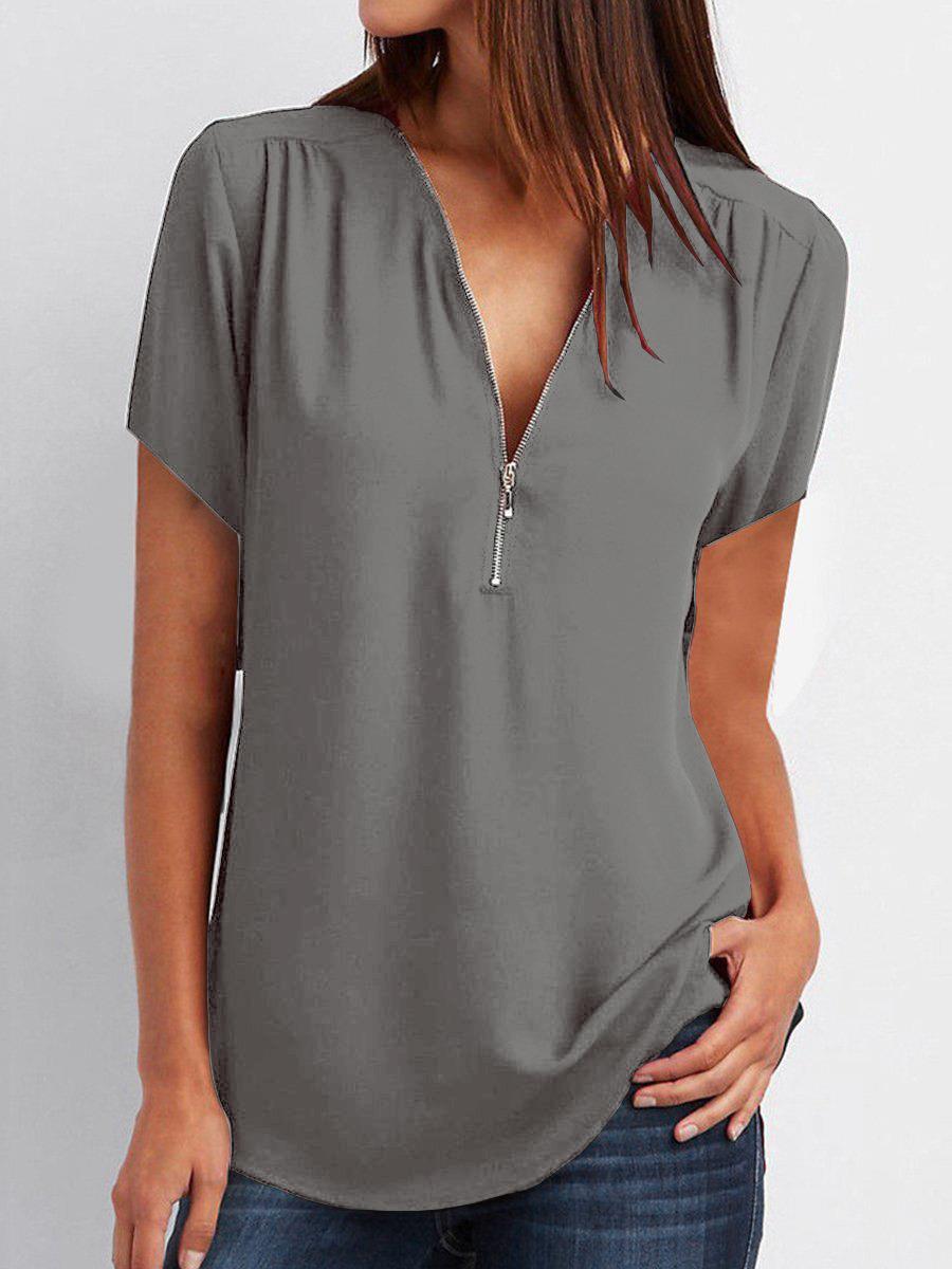 Gwen | Blusa Chic con Zip