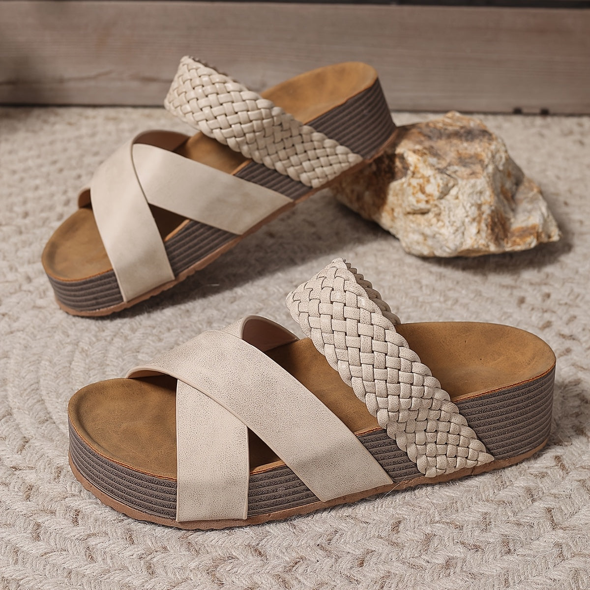 MilenaModa | Sandali Eleganza Intrecciata Valérie