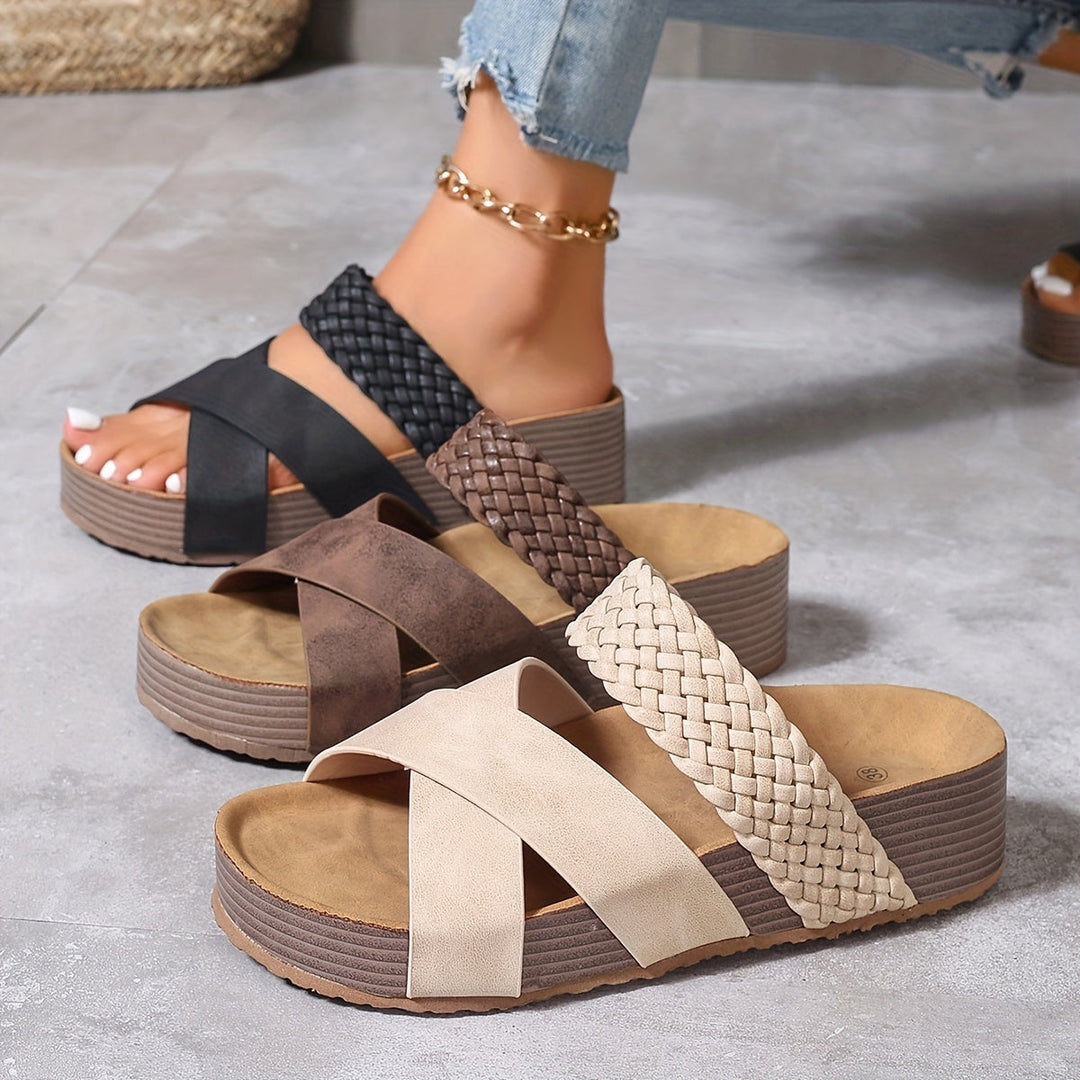 MilenaModa | Sandali Eleganza Intrecciata Valérie