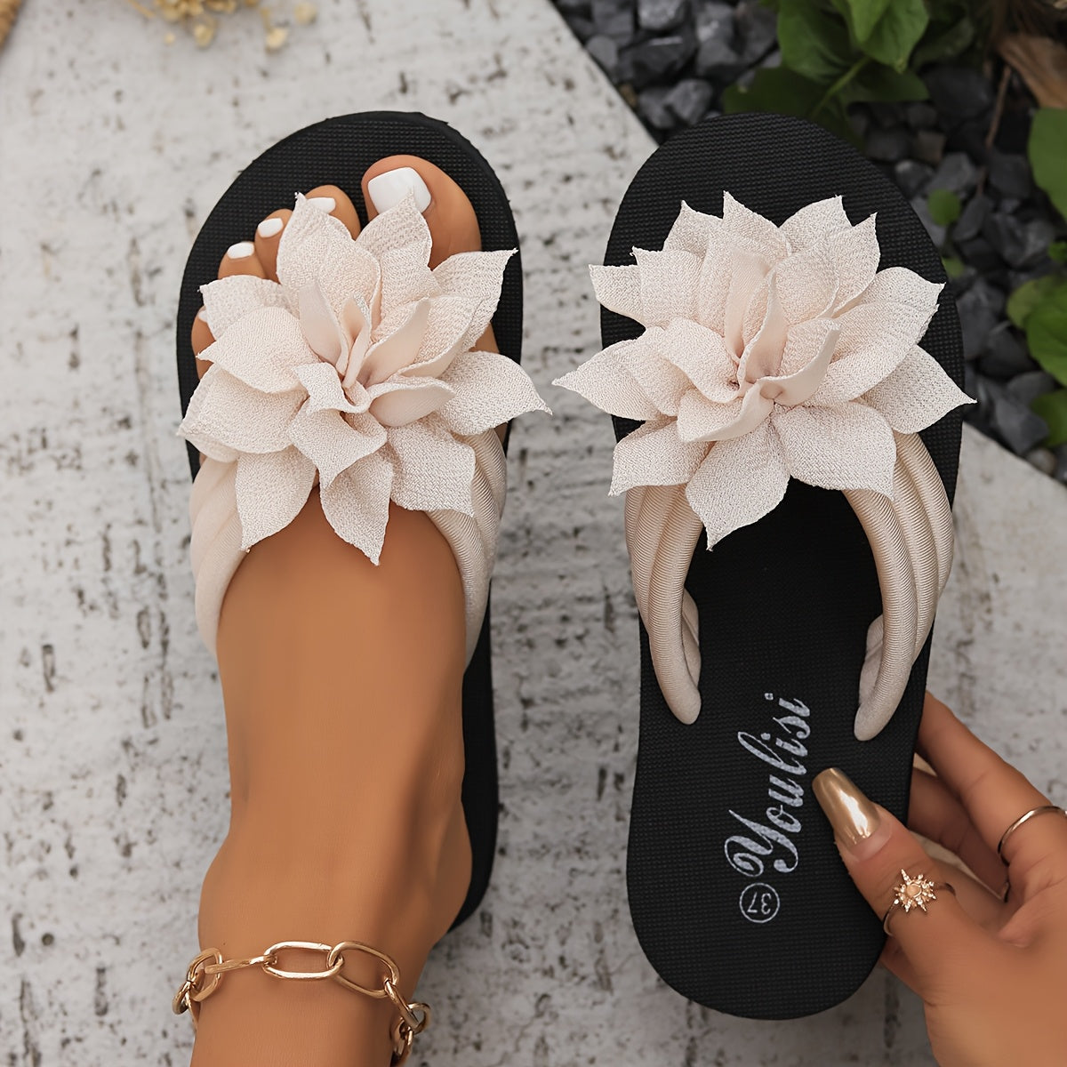 MilenaModa | Sandali Fiore Elegante Sandrine